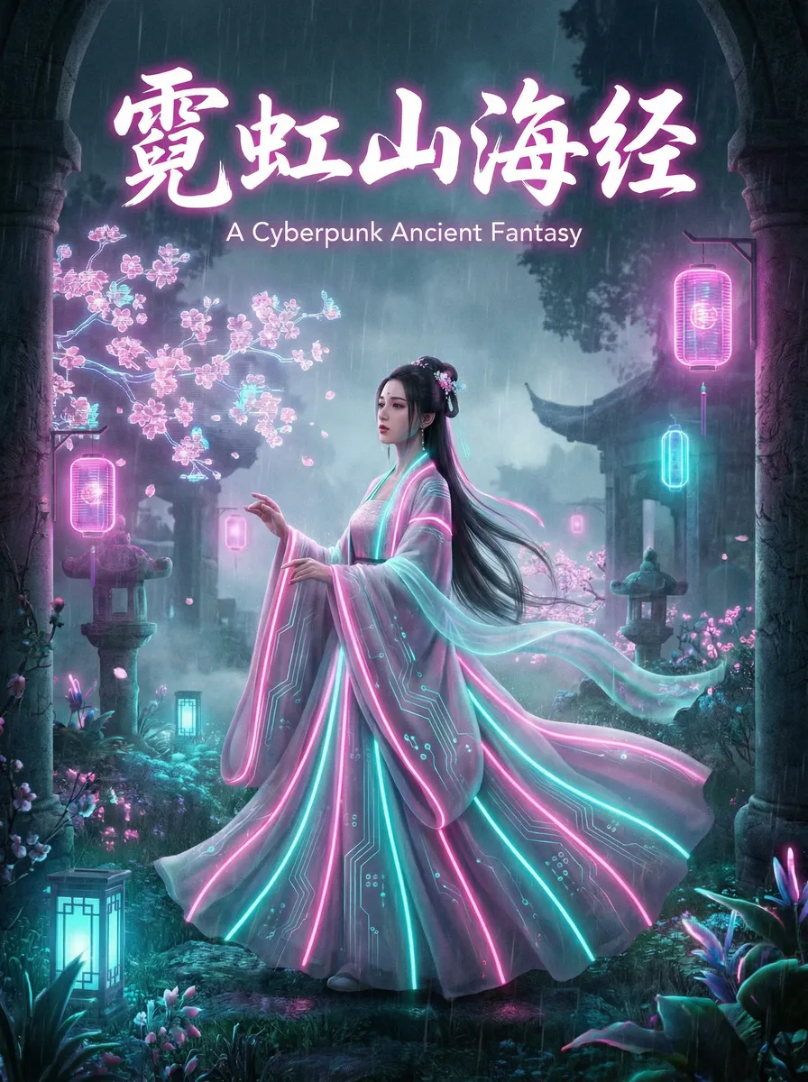 长插曲视频完整版30分钟免费 古风奇缘短剧 - 霓虹山海经海报
